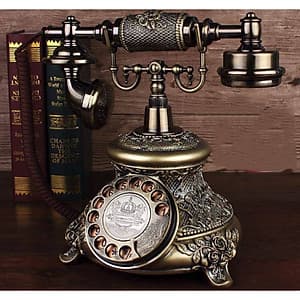 ĐIỆN THOẠI BÀN TÂN CỔ ĐIỂN PHONG CÁCH CHÂU ÂU (DÙNG SIM DI ĐỘNG)
