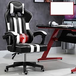 Ghế Chơi Game Bọc Da, Đệm Mủ Cao Su Non Cao Cấp 