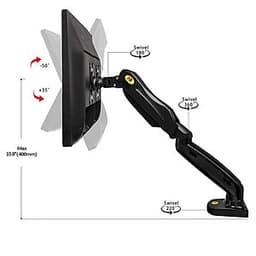 Giá Treo 2 Màn Máy Tính Gắn Bàn Đa Năng Nhập Khẩu North Bayou F160 (17-27 inch)
