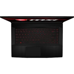Laptop MSI GF63 Thin 10SCXR-1218VN (Core i5-10300H/ 8GB DDR4 2666MHz/ 512GB SSD M.2 PCIE/ GTX1650 4GB GDDR6 with Max-Q/ 15.6 FHD IPS, 144Hz/ Win10) - Hàng Chính Hãng