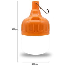 Bóng đèn Led sạc tích điện 100w  có móc treo không cần dây điện - Đèn sạc không dây 
