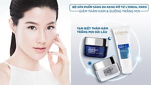 Bộ Sản Phẩm Sáng Da Rạng Rỡ L'Oreal Paris White Perfect Clinical