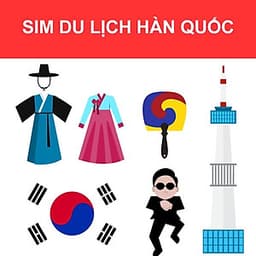 Sim 4G Hàn Quốc - Gói 4GB Trong 15 Ngày