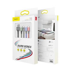 Cáp sạc 4 đầu đa năng chính hãng baseus