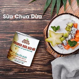 Creamer Dừa Béo Đặc Delta Coco 300gr, Sánh Đặc và Thơm Béo Vị Dừa, Cô Đặc Từ 100% Nước Cốt Dừa Bến Tre, Dùng Ăn Kèm Bánh Mì, Pha Cà Phê, Làm Bánh, Kem Dừa, Sữa Chua Dừa