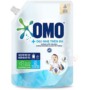 Túi Nước Giặt OMO Dịu Nhẹ Trên Da 2.0kg