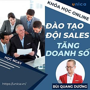  Khóa học SALE BÁN HÀNG- Huấn luyện nhóm kinh doanh - Đào tạo đội sales tăng 2-5 lần doanh số