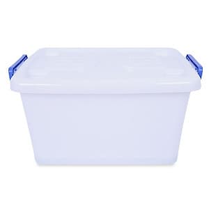 Thùng vuông 30 lít - có bánh xe Duy Tân 750 (52 x 32 x 27.5 cm) giao quai màu ngẫu nhiên thùng đựng thực phẩm đồ đa năng