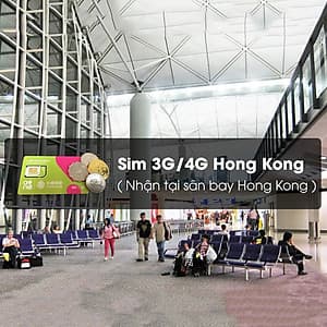 Sim 3G Hong Kong Sử Dụng 8 Ngày (Nhận Tại Sân Bay Quốc Tế Hong Kong)