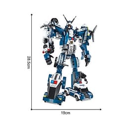 Hộp 6 bộ đồ chơi lắp ráp Chiến binh cuồng nộ 6in1 Qman 1407 (577 chi tiết)