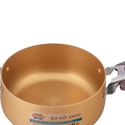 Bộ Nồi Anod Sunhouse Vàng 16-20-24cm