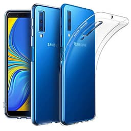 Ốp lưng silicon dẻo trong suốt Loại A cao cấp cho Samsung Galaxy A7 2018