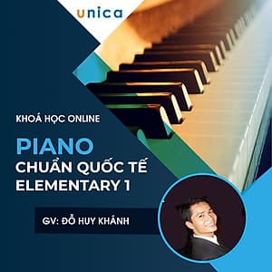  Khóa học PHONG CÁCH SỐNG- Piano chuẩn Quốc tế Elementary 1 UNICA.VN