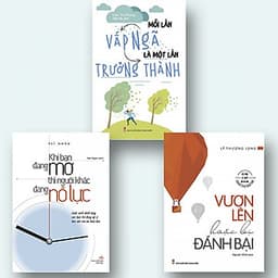 Combo 3 cuốn nhất định phải đọc : Khi Bạn Đang Mơ Thì Người Khác Đang Nỗ Lực + Mỗi Lần Vấp Ngã Là Một Lần Trưởng Thành +Vươn Lên Hoặc Bị Đánh Bại ( Tặng kem Bookmark Phương Đông books ) 