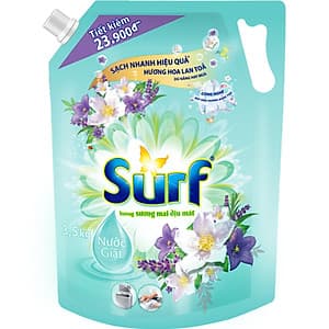 Surf Nước Giặt Hương Sương Mai Dịu Mát Túi (3.5kg)