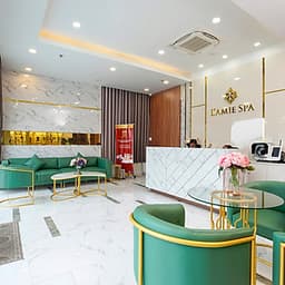 Combo Chăm Sóc Trị Liệu Da Mụn + Massage Đầu Cổ Vai Tại L’amie Spa