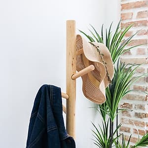 Cây Treo Quần Áo Gỗ Standing Hanger Nội Thất Kiểu Hàn BEYOURs - Gỗ Tự Nhiên