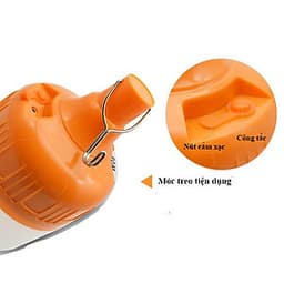 Bóng đèn Led sạc tích điện 100w  có móc treo không cần dây điện - Đèn sạc không dây 