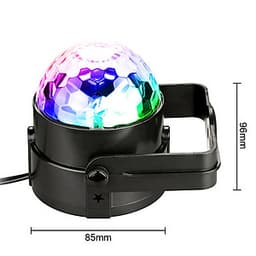 Đèn nháy theo nhạc led cầu hiệu ứng 7 màu siêu đẹp, đèn bay phòng cao cấp cho phòng karaoke phòng ngủ có remote điều khiển từ xa tiện lợi, đèn nháy theo nhạc cảm biến âm thanh nháy theo giai điệu nhac