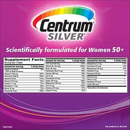 Thực phẩm bổ sung vitamin và khoáng chất: CENTRUM SILVER WOMEN 50+ 275 Viên - Nhập khẩu Mỹ