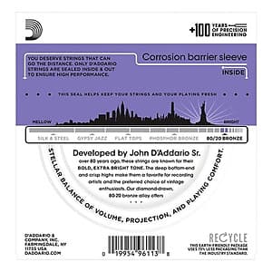 Dây Đàn Guitar Acoustic D'Addario EJ13