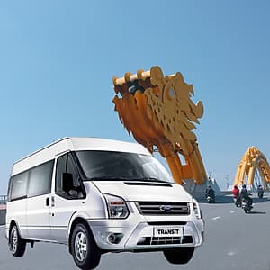 Xe 16 chỗ tham quan Đà Nẵng city (nửa ngày)