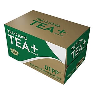 Thùng 24 Chai Trà Ô Long Tea+ Plus (350ml / Chai)