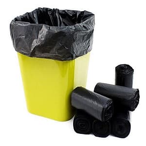 1kg - Túi đựng rác gia đình , Bao đựng rác văn phòng size trung 55x65 màu đen