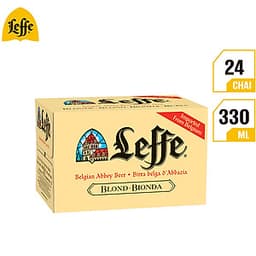 Thùng 24 Chai Bia Leffe Blonde (330ml / Chai)