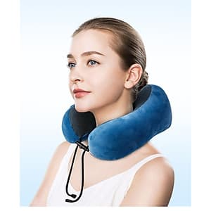 Gối chữ U cao su non chống mỏi cổ giảm stress - Hàng cao cấp 