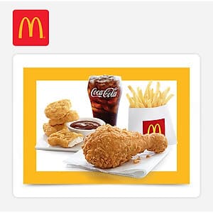 McDonald's - Enjoy McDonald's D (Ecode Combo- 4pc Mcnuggets)