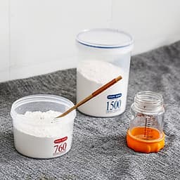 Hộp Đựng Thức Ăn Đa Năng Bằng Nhựa Loại Nắp Vặn Tròn Blackinner GR01 - Ba Dung Tích - Hàng Chính Hãng