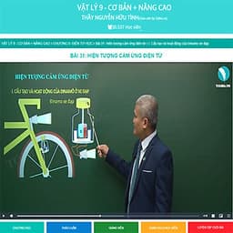 Khóa học VẬT LÝ 9 - CƠ BẢN + NÂNG CAO thầy Hữu Tình- 06 tháng