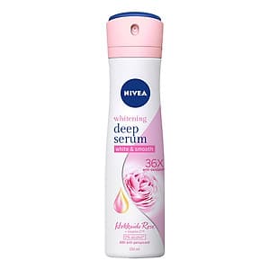 Xịt Ngăn Mùi Nivea Serum Trắng Mịn Hương Hoa Hồng Hokkaido (150ml) 85304