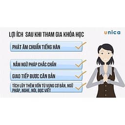 Khóa học NGOẠI NGỮ- Chinh phục tiếng Hàn trung cấp 1 - Từng bước nâng cao -[UNICA.VN