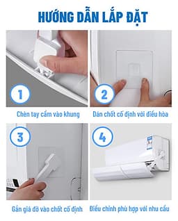Tấm Chắn Gió Điều Hòa - Tản Nhiệt Máy Lạnh - Thiết Kế Lỗ Nhỏ Tránh Gió Trực Tiếp Từ Điều Hòa - Xoay 180 độ - Chăm Sóc Sức Khỏe Gia Đình, nhựa pvc thân thiện môi trường