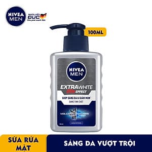 Sữa Rửa Mặt NIVEA MEN Tạo Bọt Giúp Sáng Da Vượt Trội (100ml) - 83956