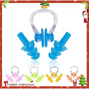 Bộ kit đi bơi bịt tai và bịt mũi  chất liệu Silicon cao cấp Yesure ( Giao màu ngẫu nhiên )