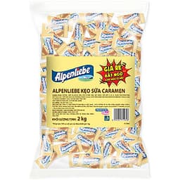 Kẹo Alpenliebe Sữa Caramen (Gói 2kg - 667 Viên)
