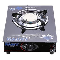 Bếp gas đơn hồng ngoại Rainy mặt kiếng cường lực (hoa văn ngẫu nhiên) - Hàng chính hãng