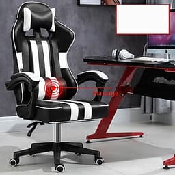 Ghế Chơi Game Bọc Da, Đệm Mủ Cao Su Non Cao Cấp 