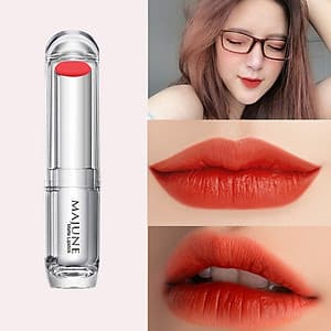 Son môi màu đỏ cam lên màu tươi tắn, dễ dùng Majune Việt Nam 3.5g/cây