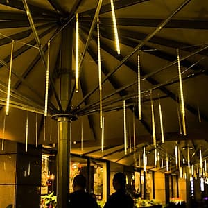 Đèn led sao băng đèn led giọt nước trang trí 8 ống 