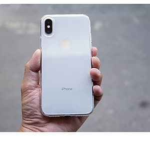 Ốp lưng dẻo trong suốt cho iPhone X/XS - chống trầy xước - Hàng Chính Hãng