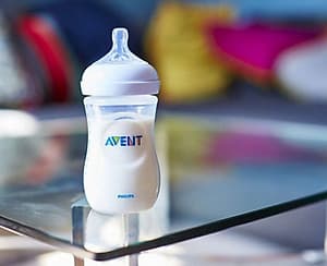 SET 3 BINH SỮA PHILIPS  AVENT NATURAL  SCF013/37 -260 ML  MÀU TRẮNG  TY MẪU MỚI