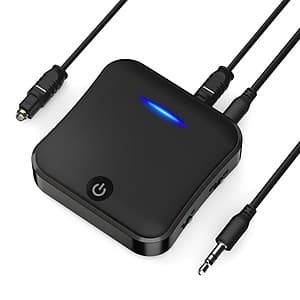 Thiết Bị Thu Phát Nhạc Không Dây Bluetooth 5.0 BT-B19 Hỗ Trợ Cổng Optical Cao Cấp AZONE