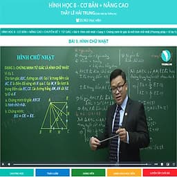 Khóa học HÌNH HỌC 8 - CƠ BẢN + NÂNG CAO thầy Lê Hải Trung- 03 tháng