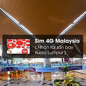 Sim 4G Malaysia (Nhận Tại Sân Bay Kuala Lumpur) Dung Lượng 5GB - Lite Plan