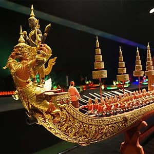 Vé Miniature Thai Royal Barge Pattaya