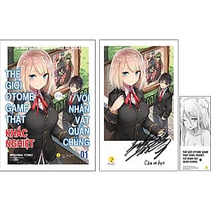 Thế Giới Otomegame Thật Khắc Nghiệt Với Nhân Vật Quần Chúng (Tập 1) - Tặng Kèm: 01 Postcard  (9 x 15 cm) Có Chữ Ký Tác Giả (Ngẫu Nhiên) + 01 Bookmark